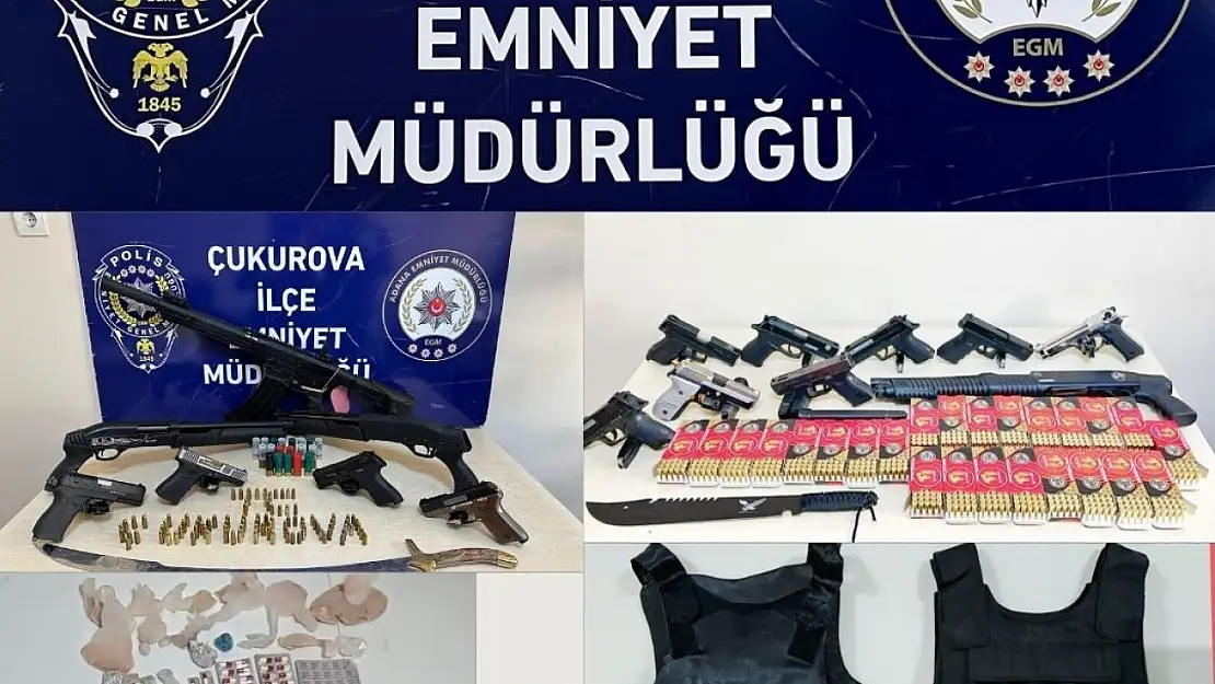  Polis ekipleri 20 ruhsatsız silah ele geçirirken 212 kişiyi de yakaladı!