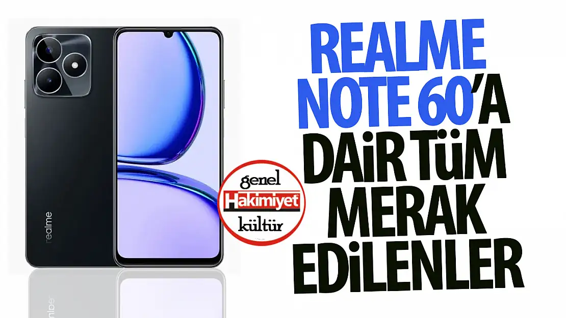 Realme Note 60 ortaya çıktı: Peki yeni özellikleri neler? 