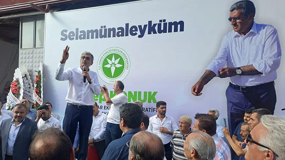 Recep Konuk seçim irtibat bürosu Çumra'da açıldı!