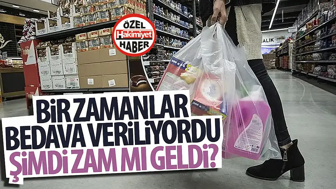 Resmi Gazetede yayımlandı: Market poşetleri 86 kuruş oluyor.. Peki tüketici ne ödeyecek?