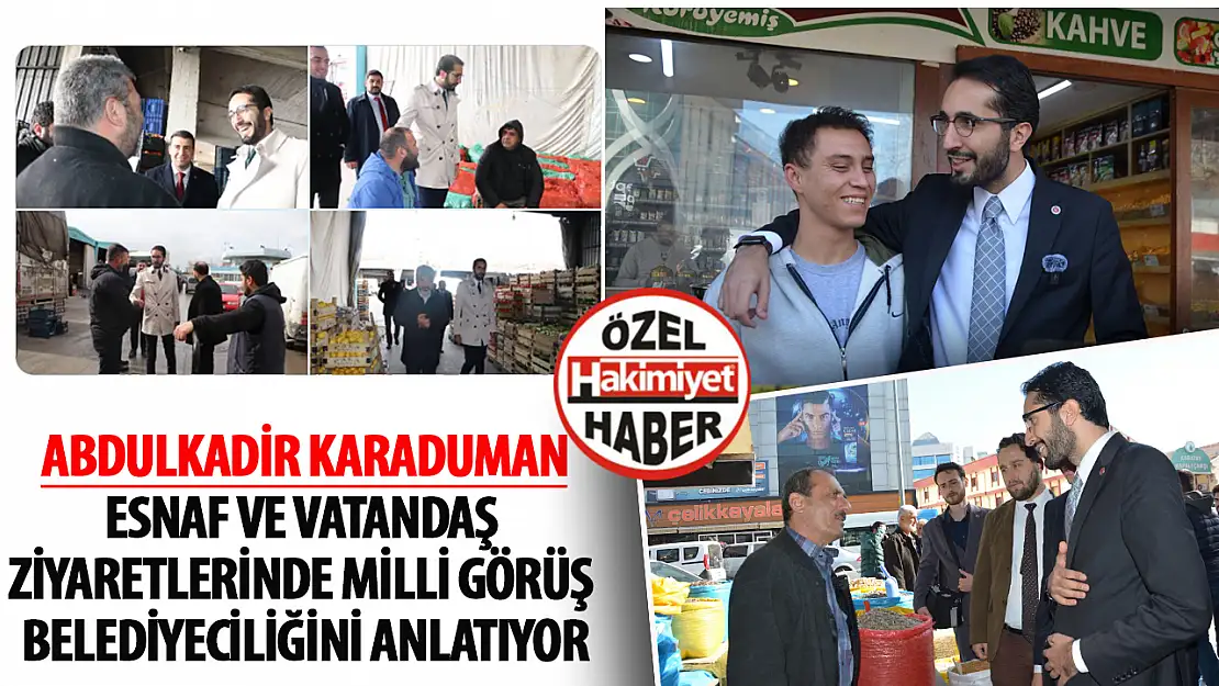 Saadet Partisi Konya Büyükşehir Belediye Başkan Adayı Abdulkadir Karaduman, Halkla Buluşmaya Devam Ediyor