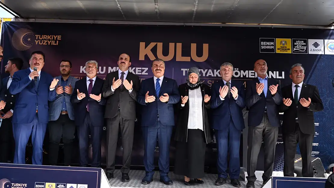 Sağlık Bakanı Koca Kulu'da Büyükşehir'in Yaptığı Atık Su Arıtma Tesislerinin Açılışını Yaptı