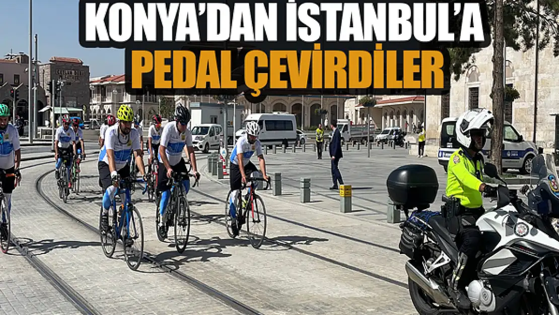 Sağlık için pedal çevirdiler