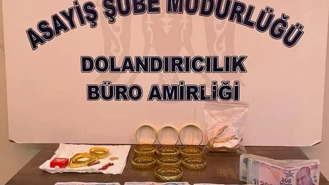 Sahte altınla kuyumcu dolandıran 2 kişi yakalandı!