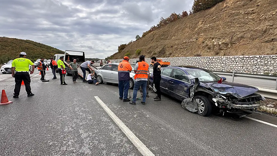 Samsun'da zincirleme trafik kazası meydana geldi