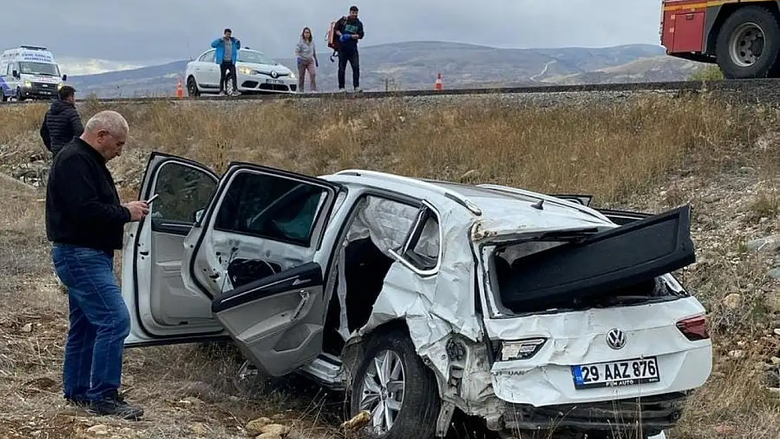 Şarampole devrilen otomobilin sürücüsü hayatını kaybetti