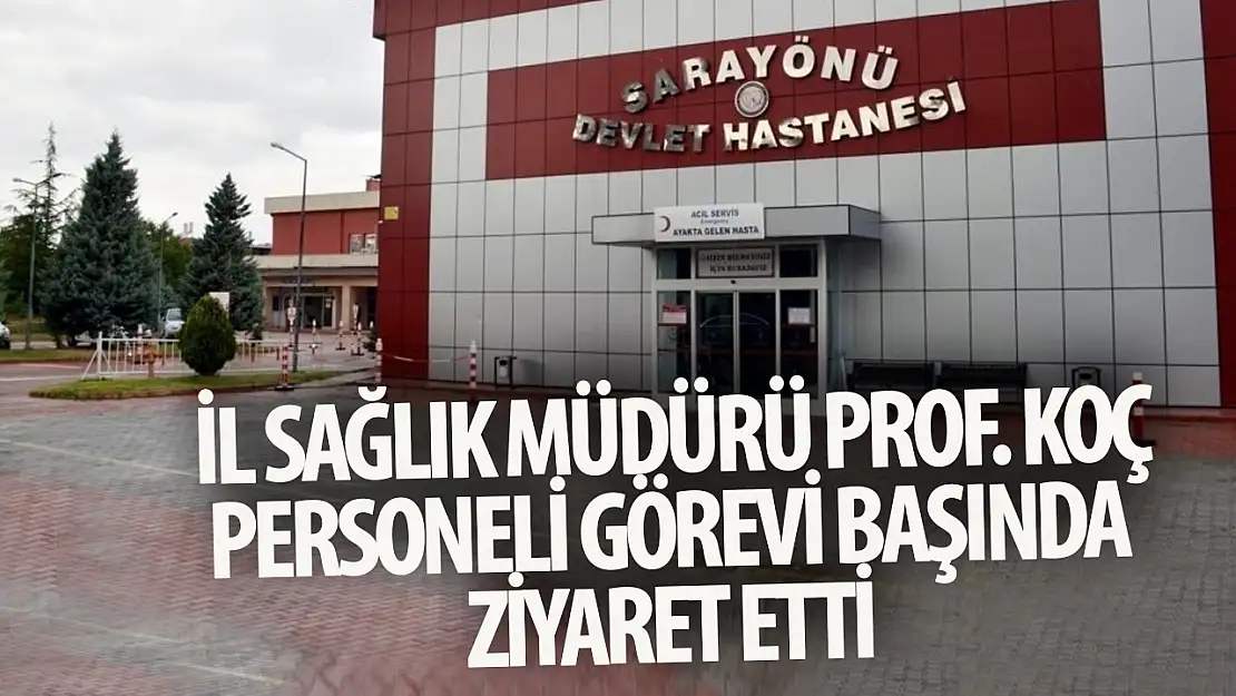 Sarayönü sağlığına yeni eserler kazandırılıyor!