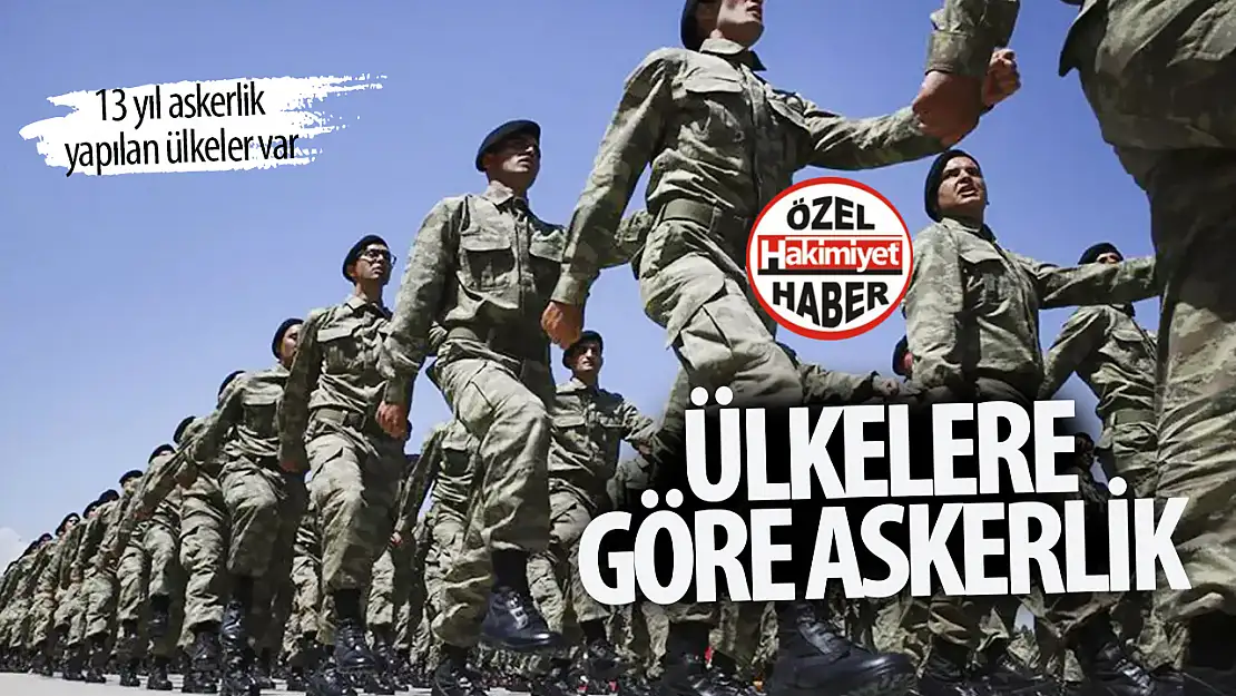 Ülkelerde zorunlu askerlik süreleri: Büyük farklılıklar dikkat çekiyor! Hangi ülkede 13 yıl askerlik yapılıyor?