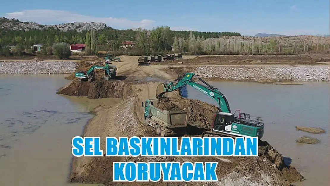 Sel baskınlarından koruyacak