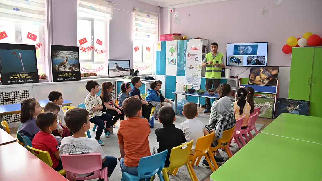 Selçuklu Belediyesi'nden minik öğrencilere anlamlı çevre etkinliği!