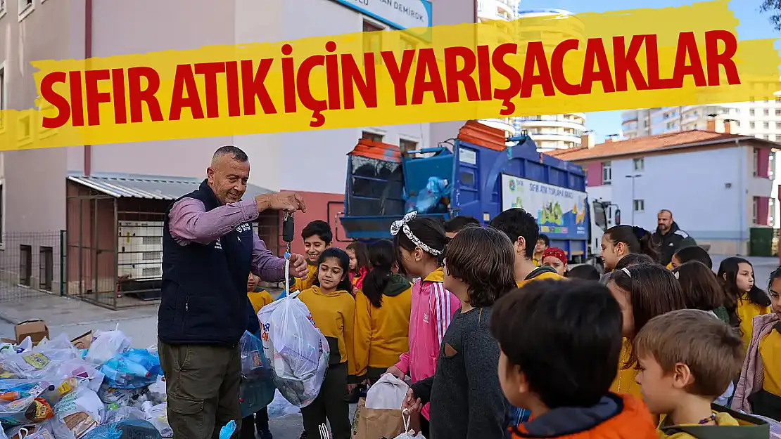 Selçuklu'da okullar sıfır atık için yarışıyor