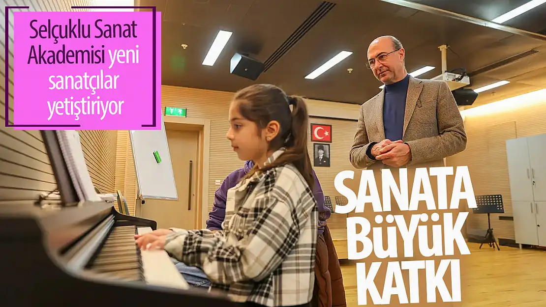 Selçuklu Sanat Akademisi'nden şehrin kültür sanat hayatına büyük katkı