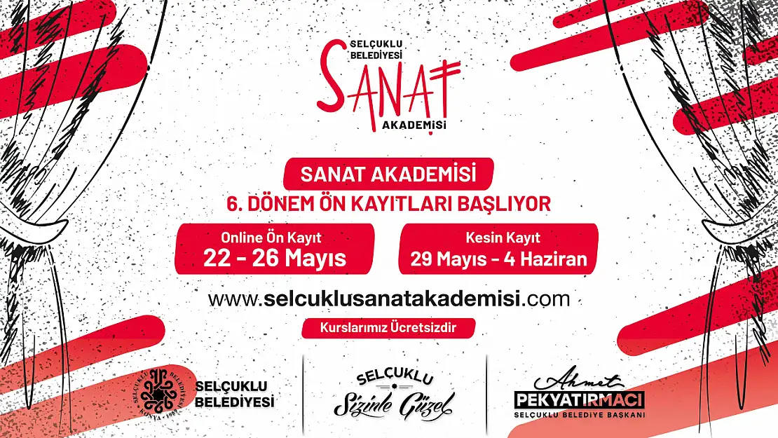 Selçuklu Sanat akademisi o tarihte başlıyor