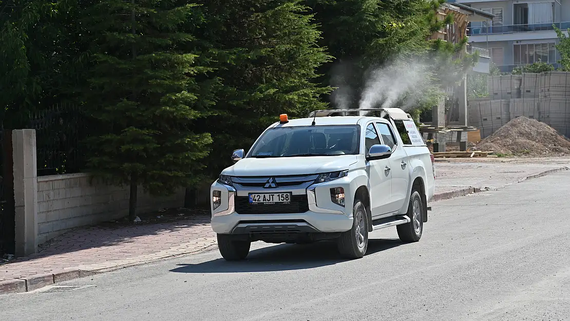 Selçuklu'da ilaçlama çalışmaları devam ediyor