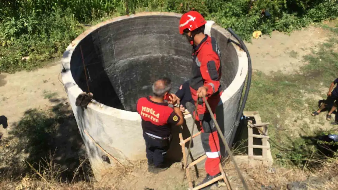 Serinlemek için girdiği kuyu sonu oldu