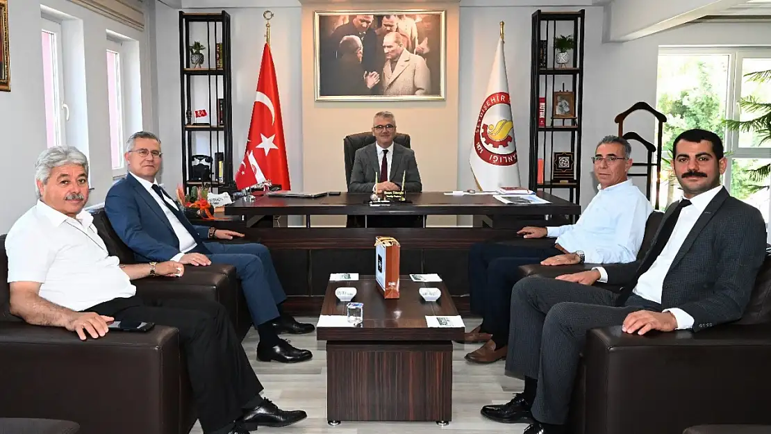 Seydişehir Belediye Başkanı Ustaoğlu'na, Eğitim İş'ten ziyaret!