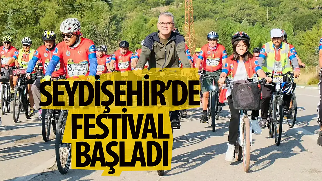 Seydişehir bisiklet festivali başladı