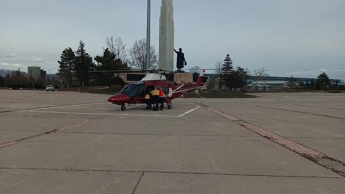Seydişehir'de kalp krizi geçiren hasta için hava ambulansı devreye girdi!