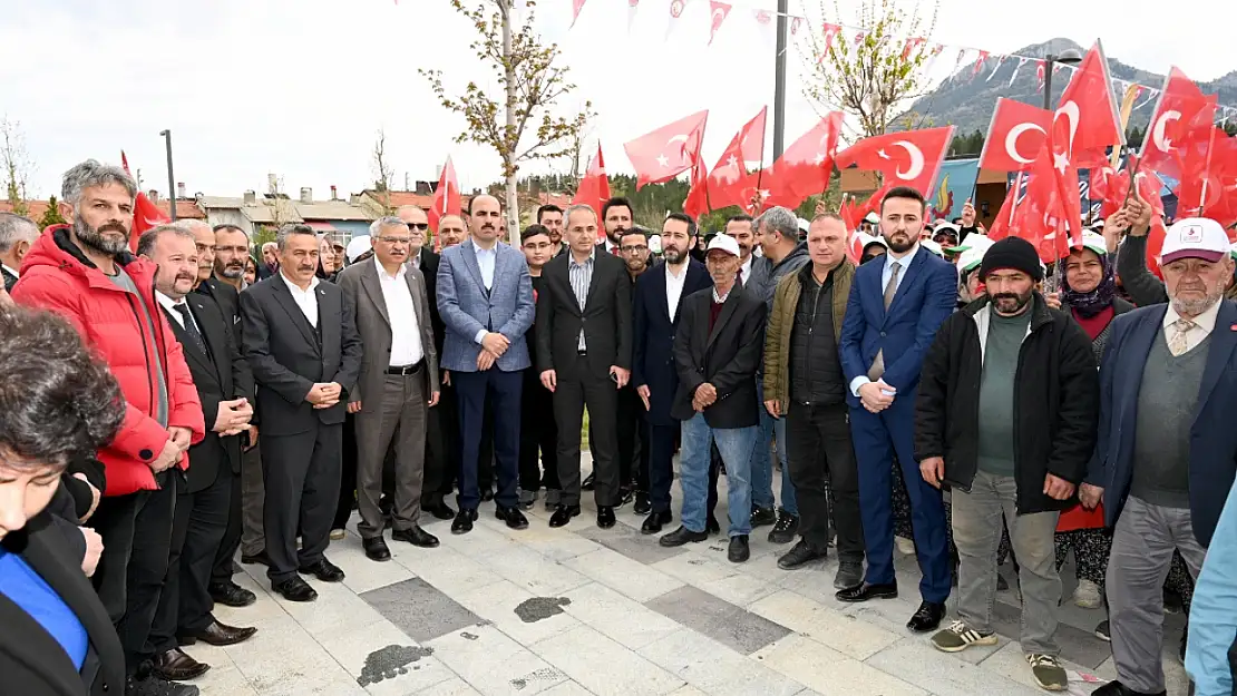 Seydişehir Millet Bahçesi düzenlenen törenle açıldı