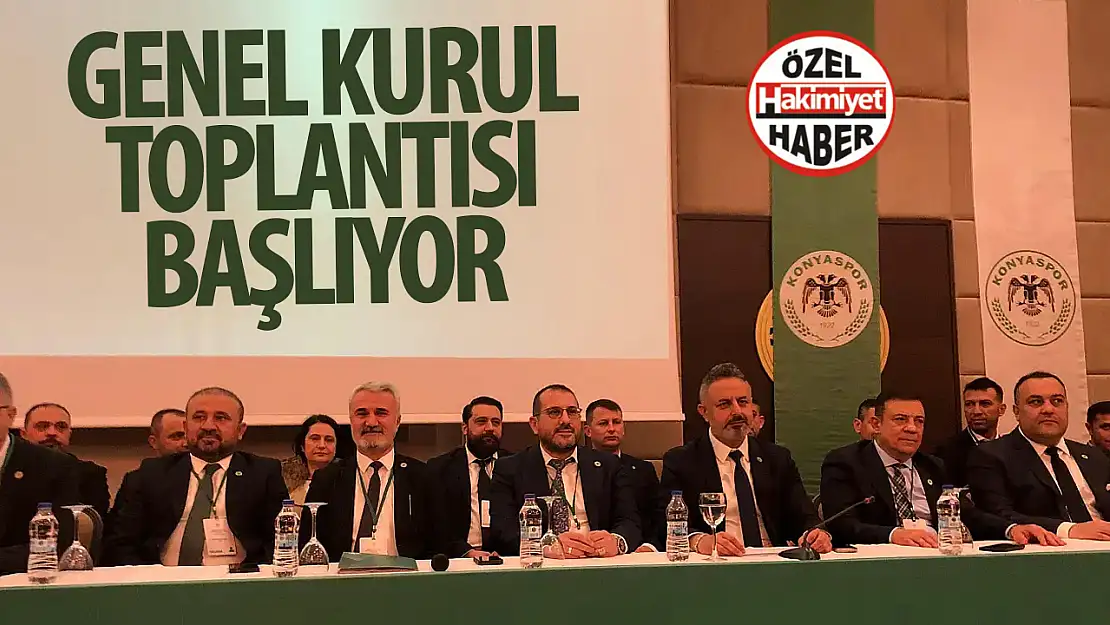 SICAK HABER: Konyaspor'da olağanüstü genel kurul toplantısı düzenleniyor...