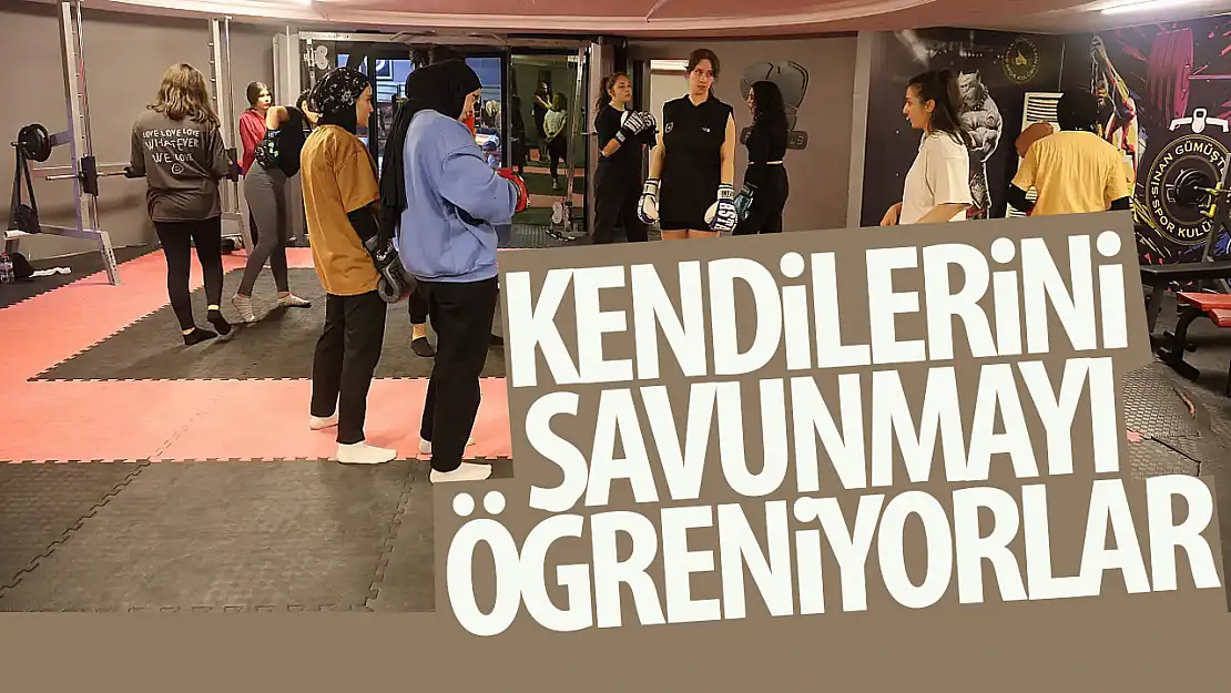 Şiddetten korunmak için dövüş eğitimi alıyorlar