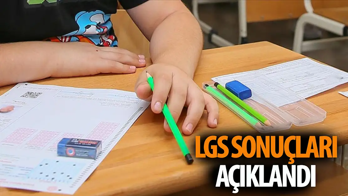 Son Dakika: LGS sınav sonuçları açıklandı!