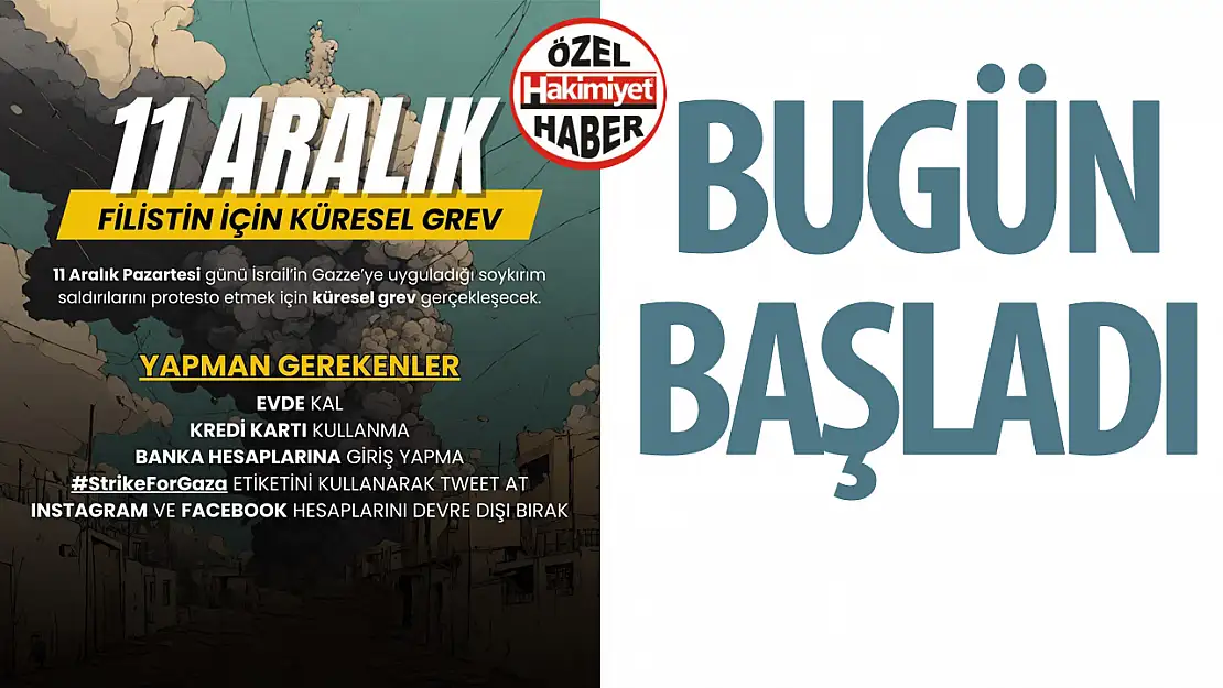 Sosyal Medya Üzerinden Gerçekleşen Genel Grev Bugün Başladı