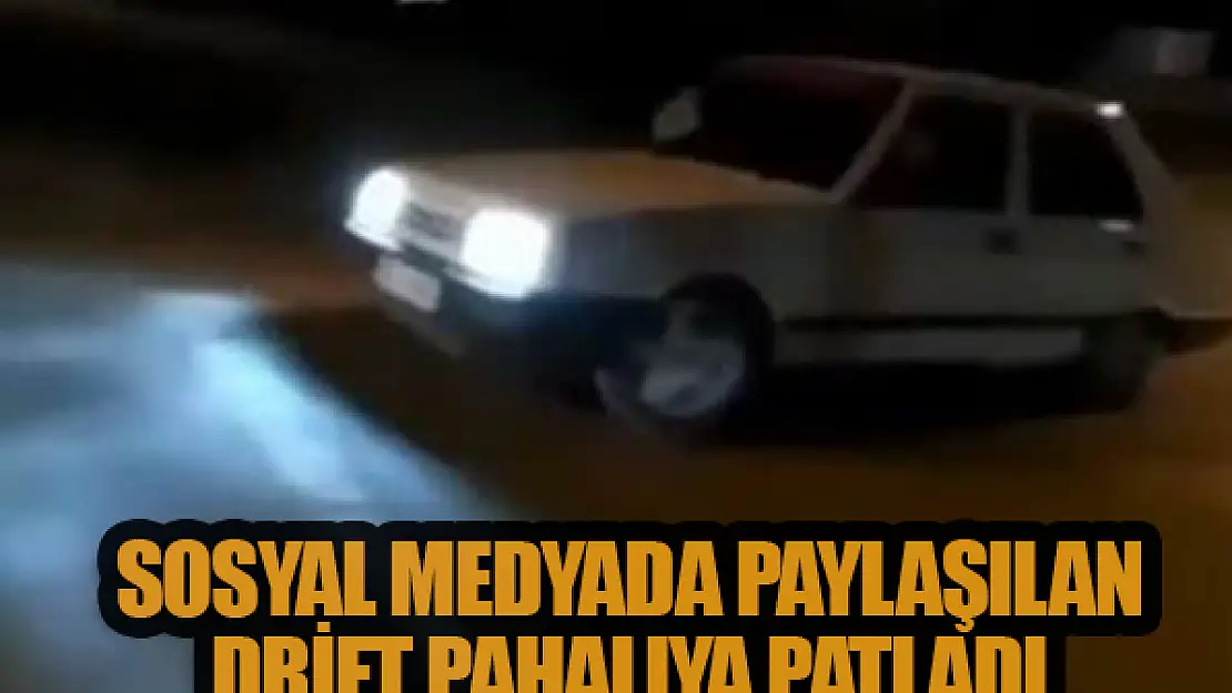 Sosyal medyada paylaşılan drift pahalıya patladı