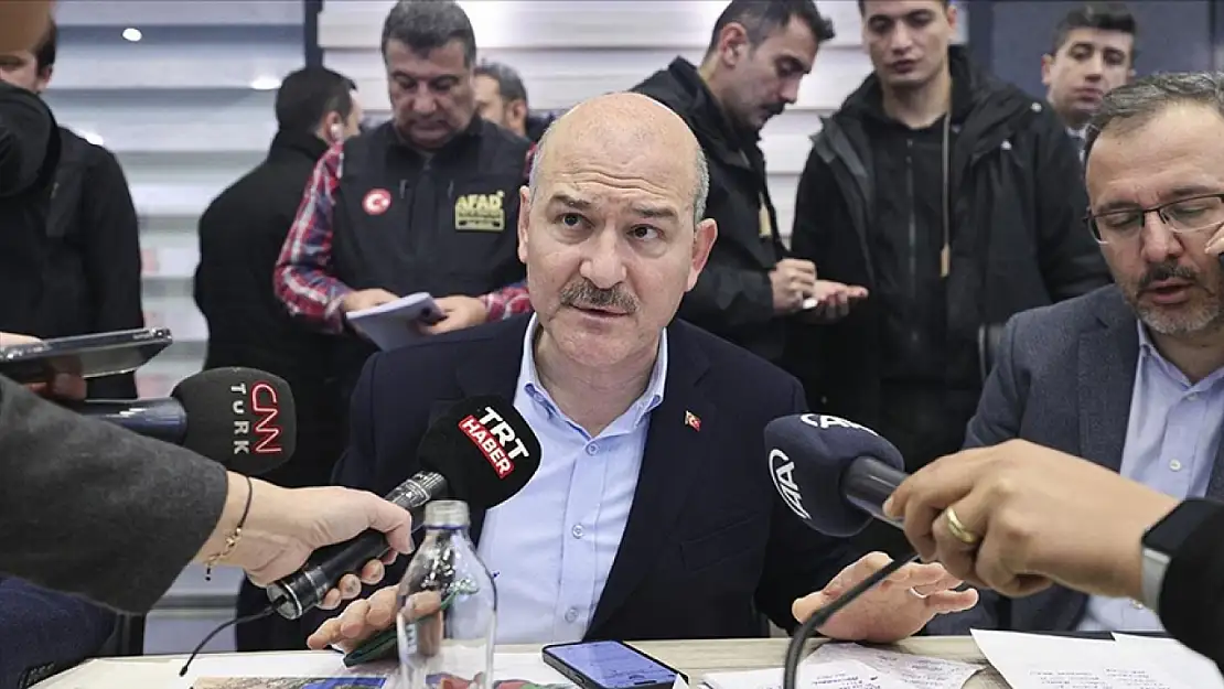 Soylu'dan deprem açıklaması