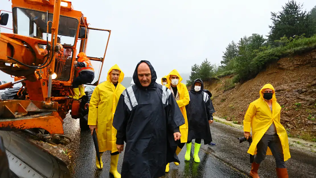 Soylu, Sel felaketi hakkında açıklamada bulundu