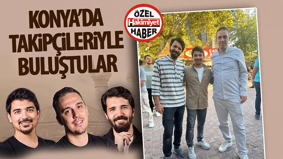 Sözler Köşkü Ekibi Konya'da Takipçileriyle Buluştu