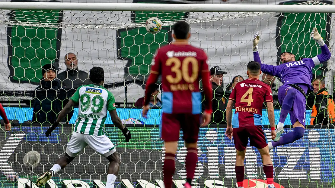 Spor Toto Süper Lig: Konyaspor: 2 - Trabzonspor: 1