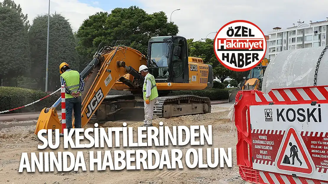 Su Kesintilerinden Haberdar Olabilirsiniz