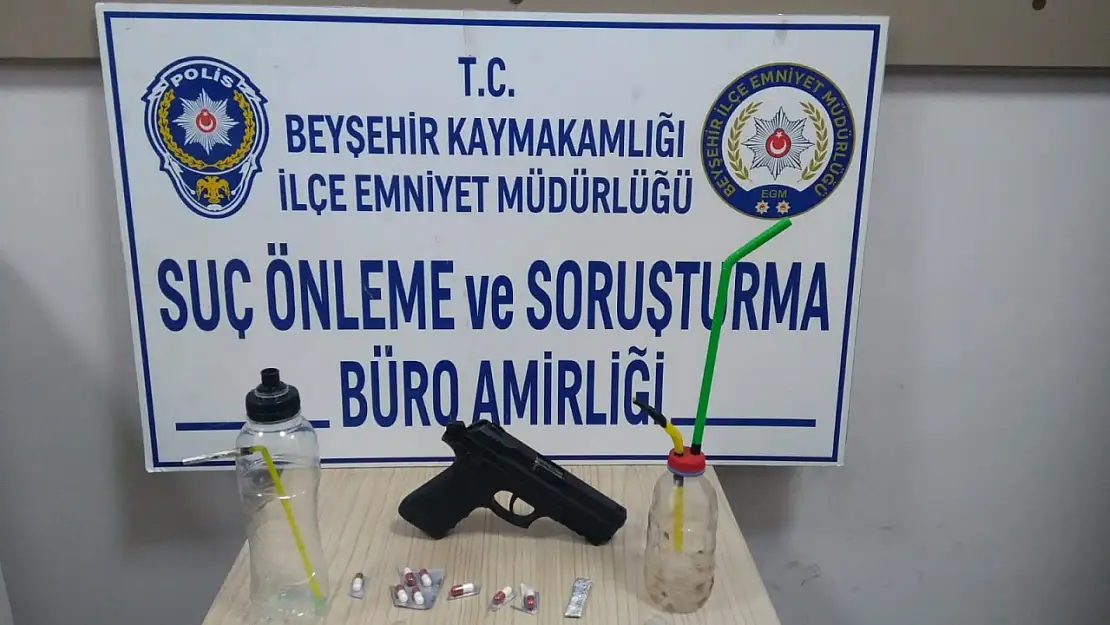 Şüphe üzerine durdurulan şahsın üzerinden uyuşturucu çıktı