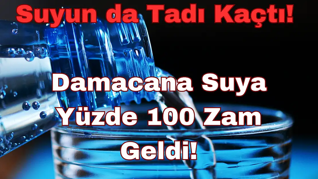 Suyunda Tadı Kaçtı: Damacana Suya Yüzde 100 Zam Geldi!