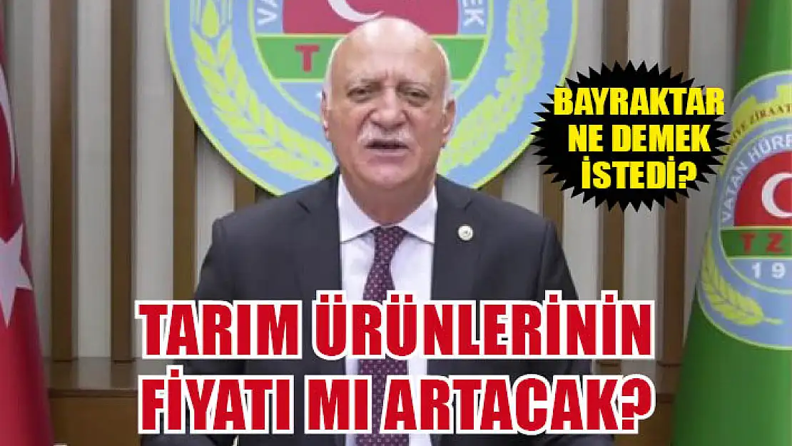 Tarım ürünlerinin fiyatı mı artacak?