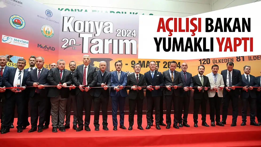 Tarım ve Orman Bakanı Yumaklı, Tarım Fuarı açılışına katıldı!