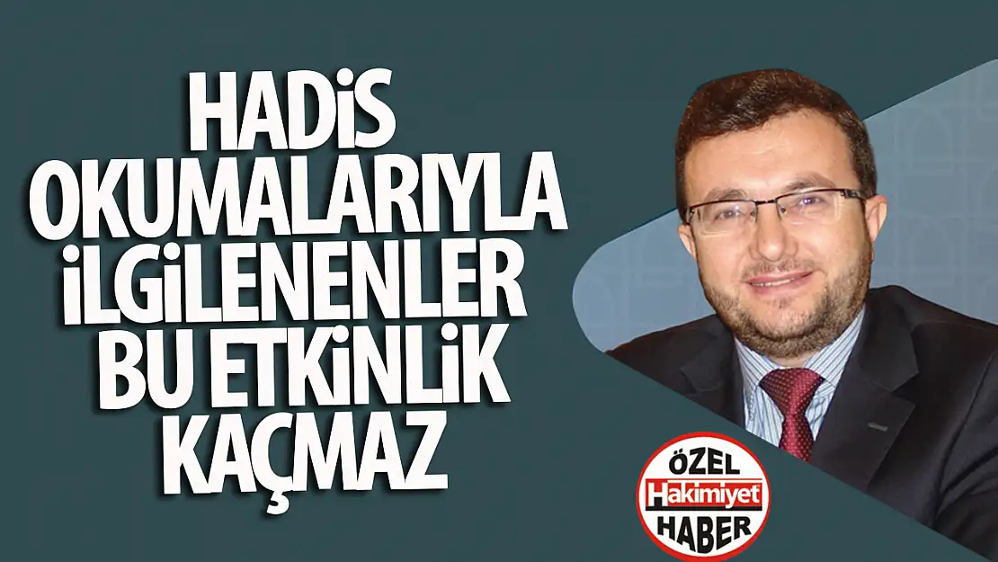 Taş Bina Kültür Sanat Merkezi'nde Hadis Okumaları Etkinliği