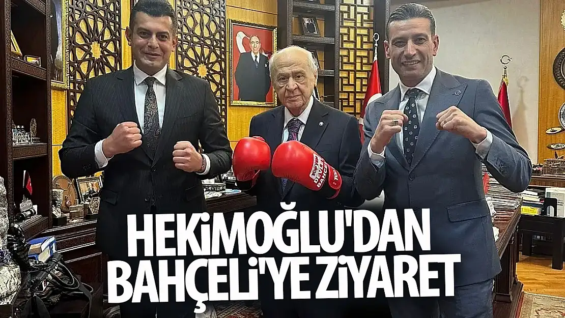 TBF Başkanı Hekimoğlu'dan Bahçeli'ye ziyaret