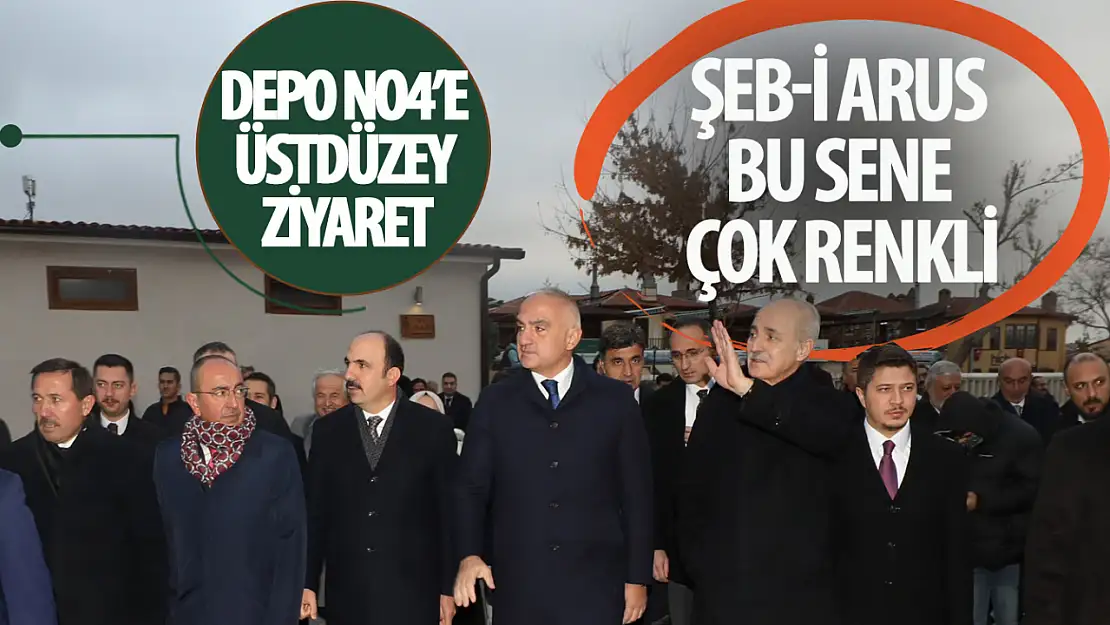 TBMM Başkanı Kurtulmuş ve Kültür Bakanı Ersoy Depo no4'ü Ziyaret Etti