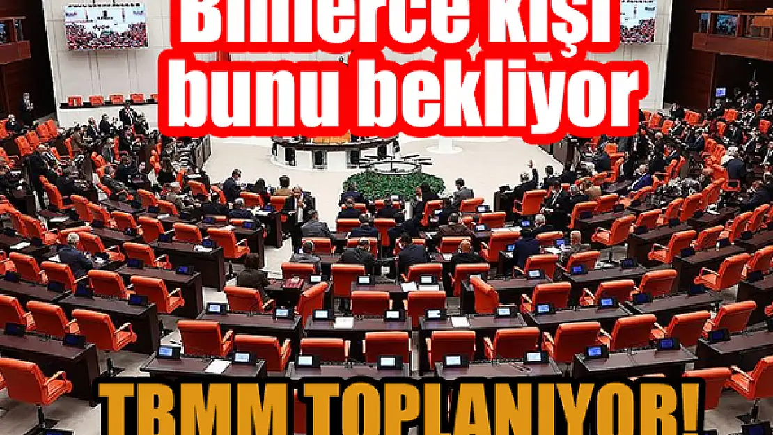 TBMM toplanıyor! Binlerce kişi bunu bekliyor