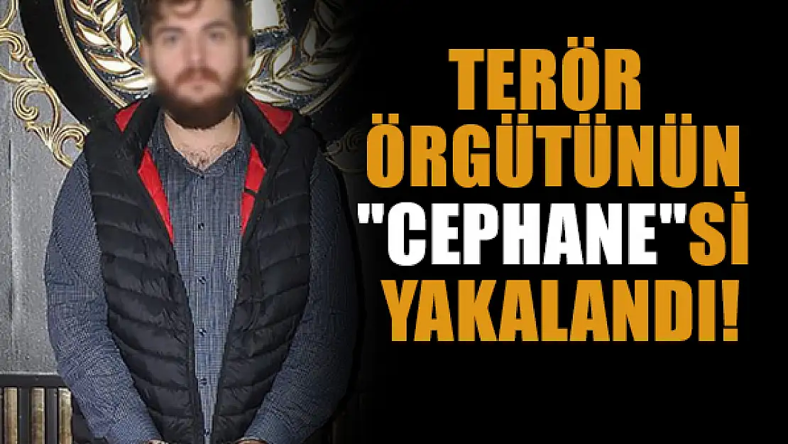 Terör örgütünün 'cephane'si  yakalandı