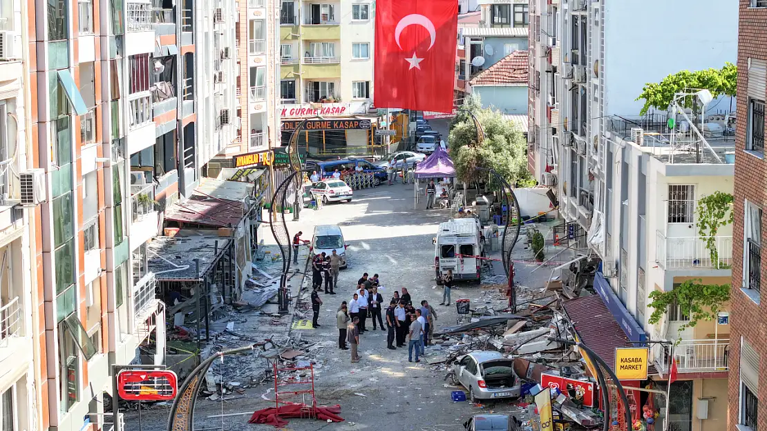 Torbalı'da patlama sonrası zarar tespit çalışmaları başladı