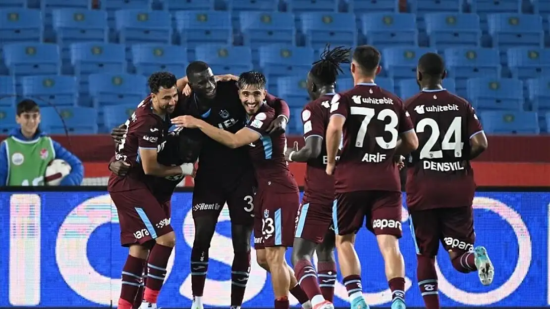 Trabzonspor sahasında Gaziantep FK'yi mağlup etti