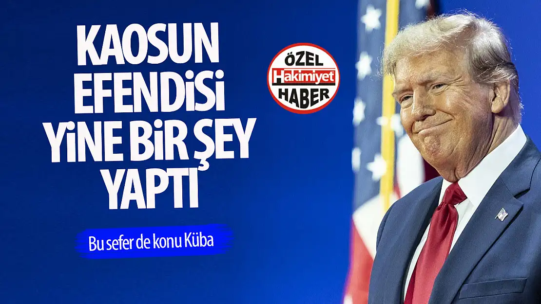 Trump geldiği gibi kaos başladı: Küba çıkışı dikkat çekti!