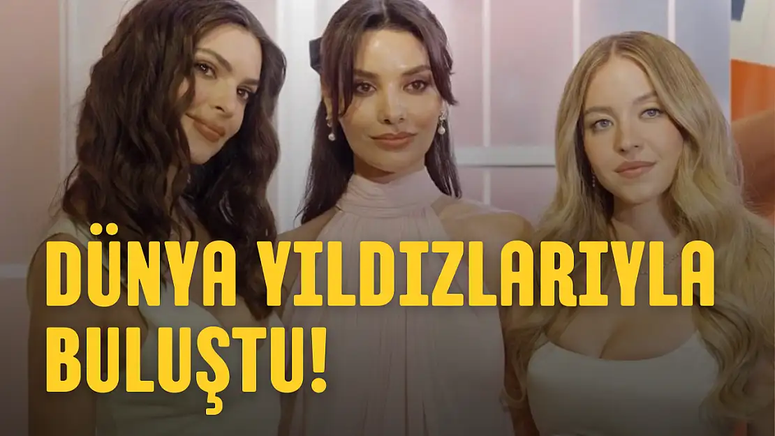 Türk oyuncu dünya yıldızlarıyla buluştu! İşte o kare