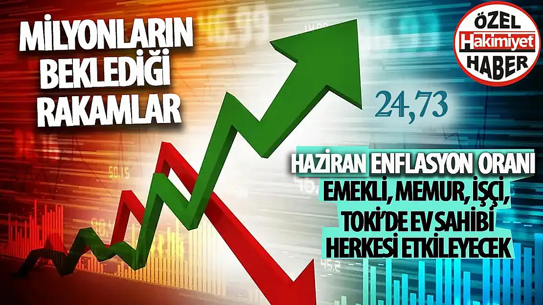 Türkiye'de Enflasyon Haziran Ayında Yıllık 71,60 Oldu