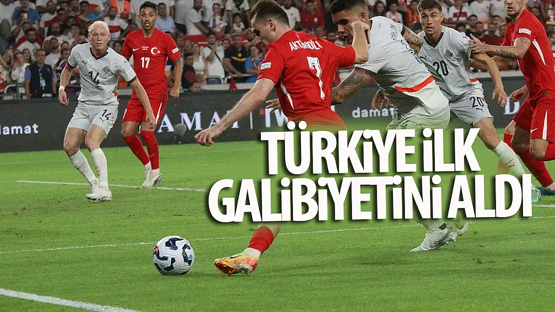 Türkiye gruptaki ilk galibiyetini aldı