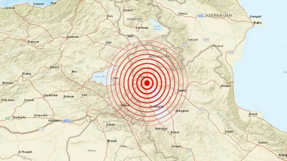 Türkiye-İran sınırında deprem