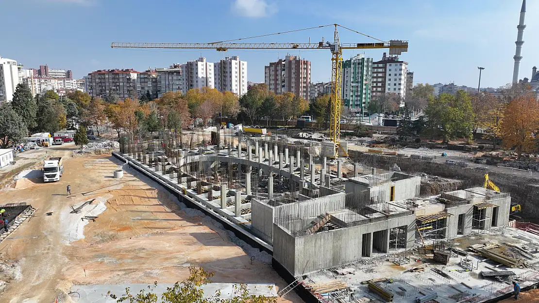 Türkiye'nin ilk sıfır karbon şehir kütüphanesi Konya'da yükseliyor